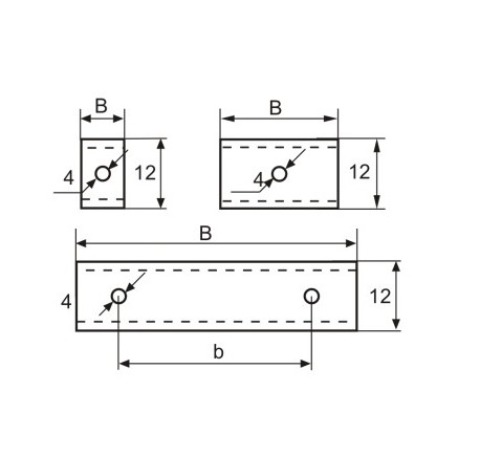 Płytka HM Dwuostrzowa FABA 50x12x1,5 N0000810